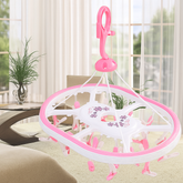 Multi-Clip Oval Clothes Drying Hanger