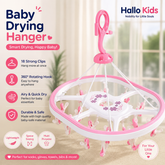 Multi-Clip Oval Clothes Drying Hanger