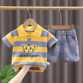 Premium Baby Boys Polo-Shirt & Shorts Set
