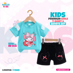 Premium Girls T-Shirt & Shorts Set
