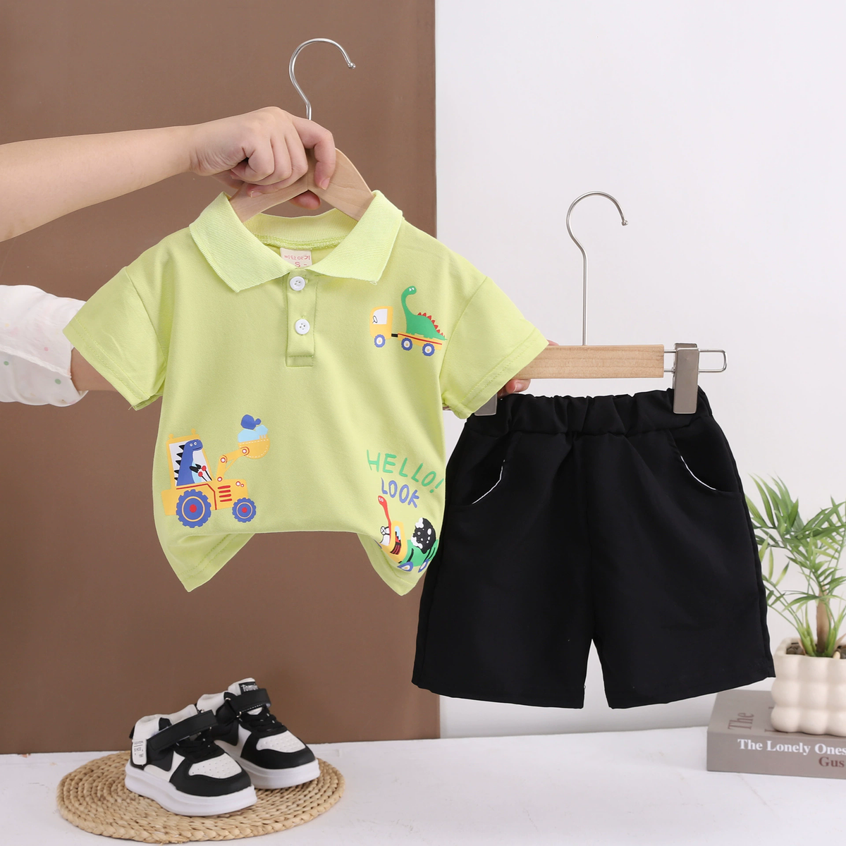 Premium Baby Boys Polo-Shirt & Shorts Set