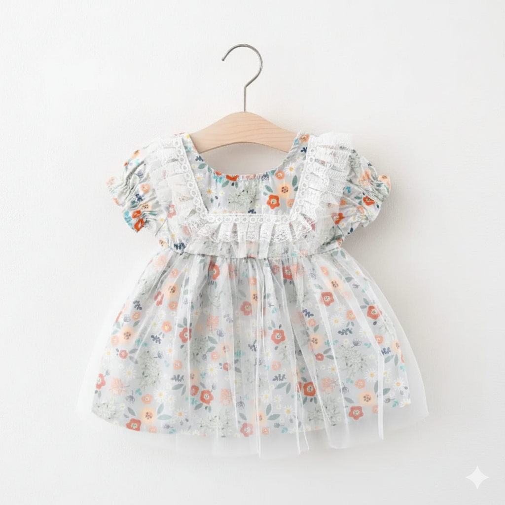 Hallo Kids Eid Festive Princess Frock