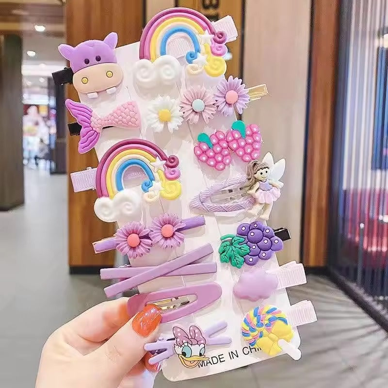 Baby Girls Premium Hair Clips Set